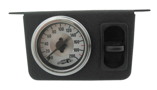 Air Lift Single Needle Gauge Panel With One Paddle Switch- 200 PSI - awdtuningtx