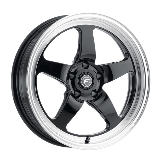 Forgestar D5 Drag 17x5.0 / 5x114.3 BP / ET-21 / 2.125in BS Gloss Black Wheel - awdtuningtx