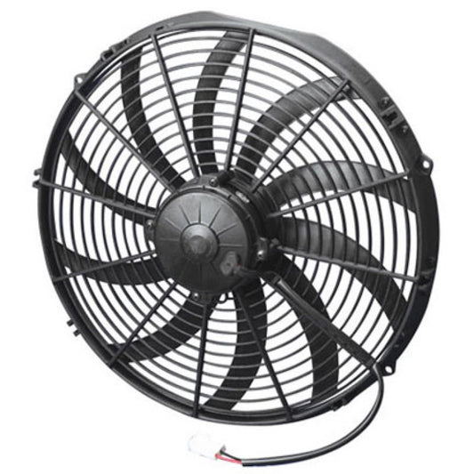 SPAL 2024 CFM 16in High Performance Fan - Pull/Curved (VA18-AP71/LL-59A) - awdtuningtx