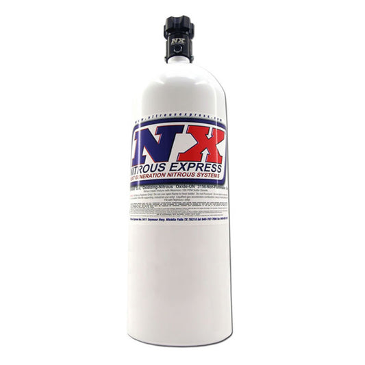Nitrous Express 15lb Bottle w/Lightning 500 Valve (6.89 Dia x 26.69 Tall) - awdtuningtx
