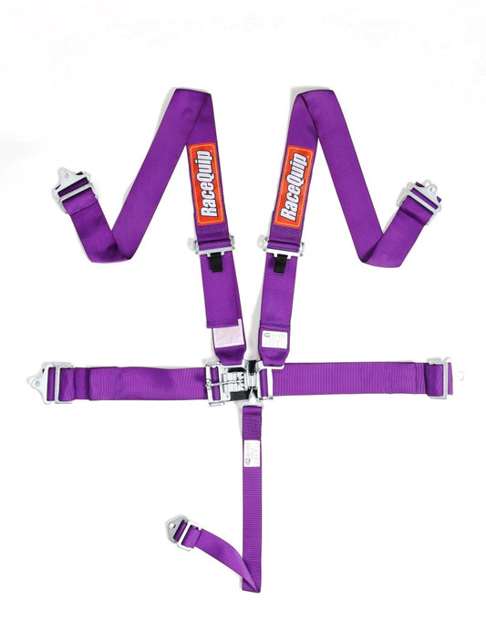 RaceQuip Purple L & L 5pt Seat Belt - awdtuningtx