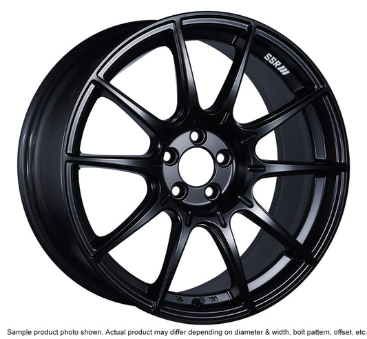 SSR GTX01 19x9.5 5x114.3 35mm Offset Flat Black Wheel 04-08 TL / 93-98 Supra - awdtuningtx
