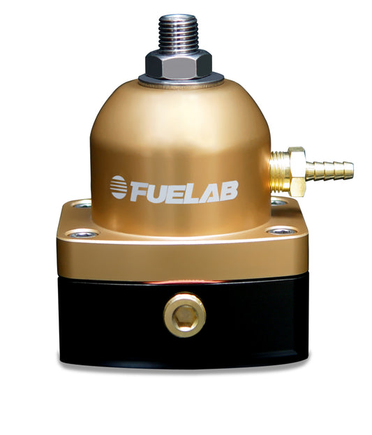 Fuelab 515 EFI Adjustable FPR 25-90 PSI (2) -6AN In (1) -6AN Return - Gold - awdtuningtx