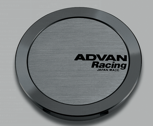 Advan 73mm Full Flat Centercap - Hyper Black - awdtuningtx