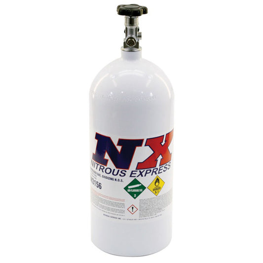 Nitrous Express 10lb Bottle w/Mainline Valve (6.89 Dia x 20.19 Tall) - awdtuningtx
