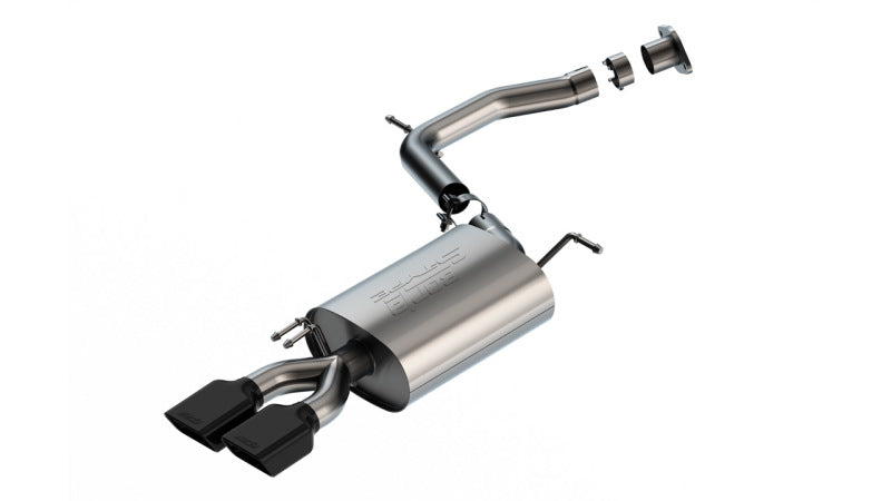 Borla 2023 Hyundai Palisade/20-22 Kia Telluride 3.8L V6 S-Type Axle-Back Exhaust w/ Black Chrome Tip - awdtuningtx