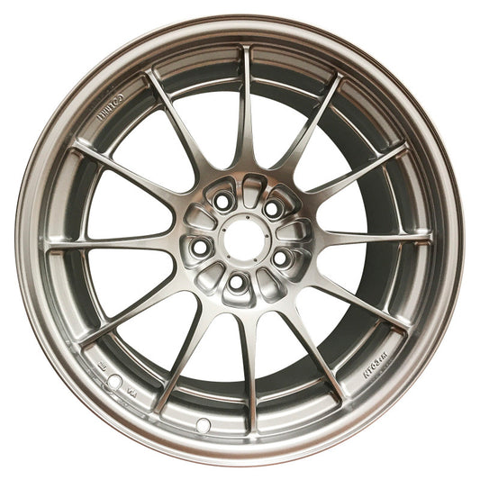 Enkei NT03+M 18x9.5 5x108 40mm Offset 72.6mm Bore F1 Silver Wheel (MIN ORDER QTY 40) - awdtuningtx