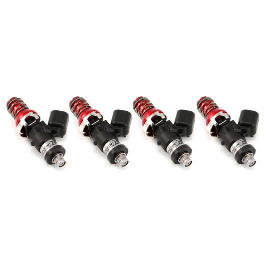 Injector Dynamics ID1050 Injectors- 11mm Top Adapter (Red)- Denso Lower Cushions (Set Of 4) - awdtuningtx