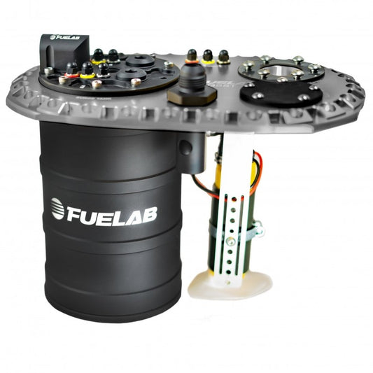 Fuelab Quick Service Surge Tank w/No Lift Pump & No Surge Pump - Titanium - awdtuningtx