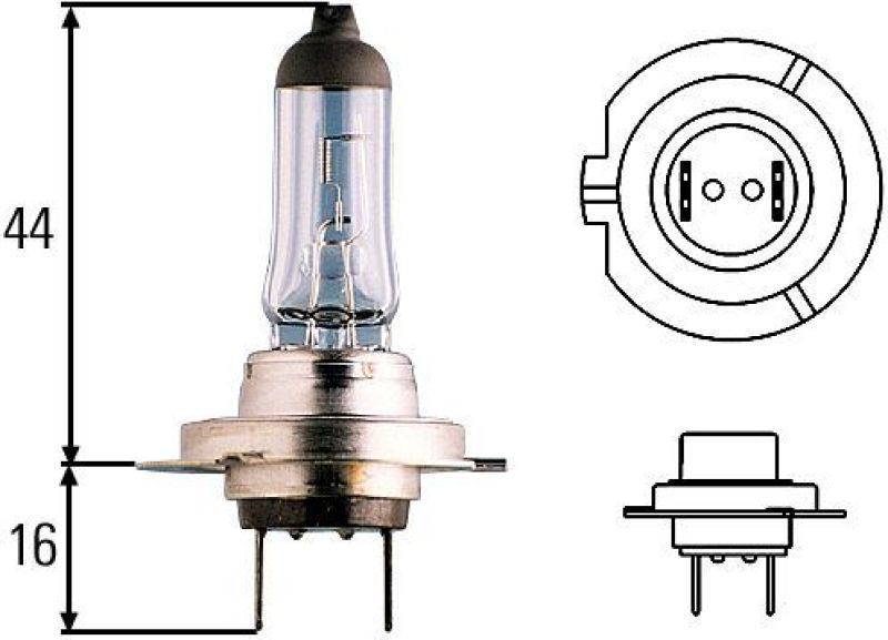 Hella Optilux H7 100W XB Extreme Blue Bulbs (Pair) - awdtuningtx
