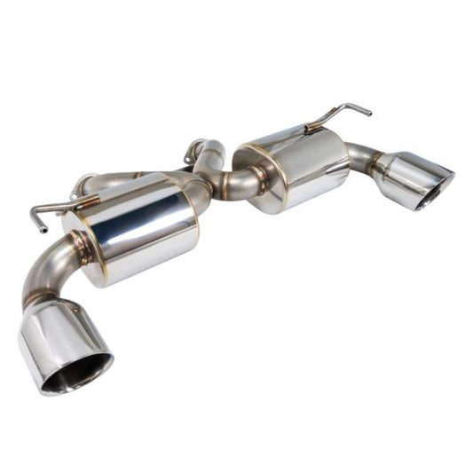 Remark Nissan 370Z (Z34) V2 Axle Back Exhaust w/Stainless Steel Double Wall Tip - awdtuningtx