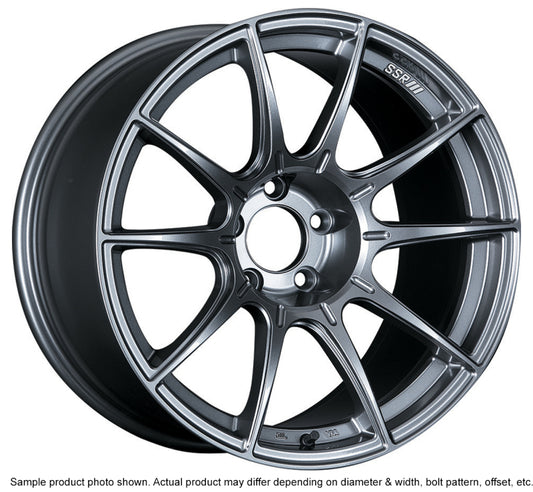 SSR GTX01 18x9.5 5x114.3 22mm Offset Dark Silver Wheel Evo 8 9 X / G35 / 350z / 370z - awdtuningtx