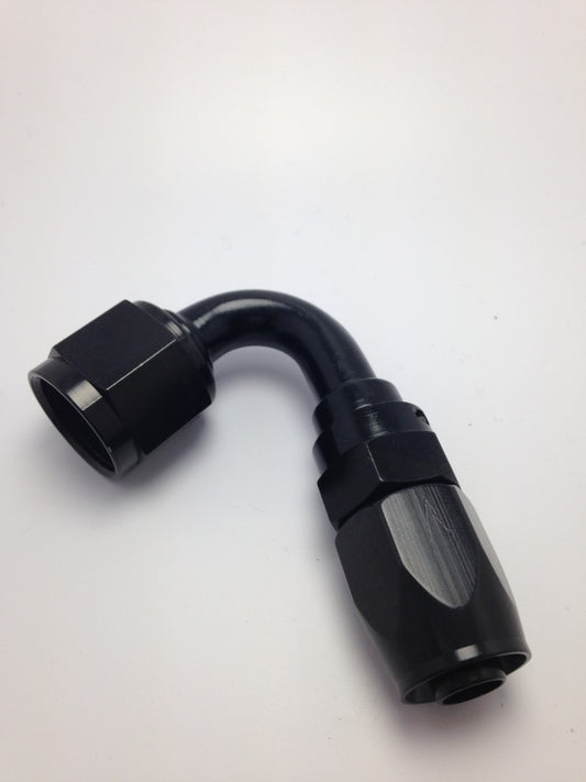 Fragola -10AN x 120 Degree Pro-Flow Hose End - Black - awdtuningtx