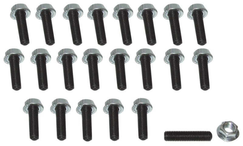 Moroso Honda/Acura/Mazda Rotary/Dodge Neon/Toyota MR2 Oil Pan Stud Kit - 6mm - Steel - Set of 22 - awdtuningtx