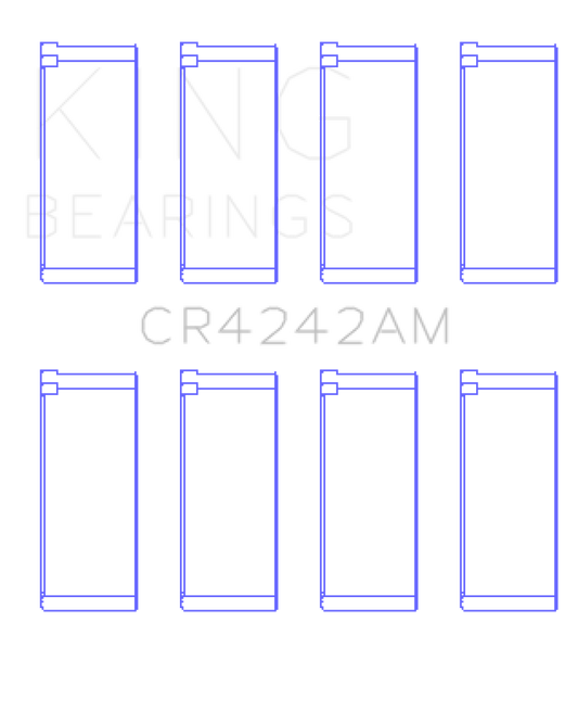 King Honda 97ci 1.6L L4 B16A2/B16A3 (Size STD) Rod Bearing Set - awdtuningtx