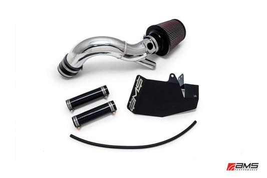 AMS Performance 08-15 Mitsubishi EVO X Replacement Intake Pipe w/MAF Housing & Bungs - Polished - awdtuningtx