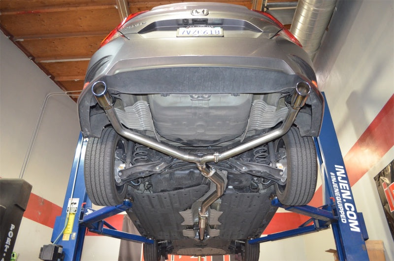 Injen 16-20 Honda Civic 1.5L Turbo 4Cyl (Sedan) 63mm SS Cat-Back Exhaust w/ Dual Burnt Titanium Tips - awdtuningtx