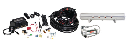 Air Lift Performance 3P (1/4 Air Line 5 Gal  Raw Aluminum Tank VIAIR 444C Comp) - awdtuningtx