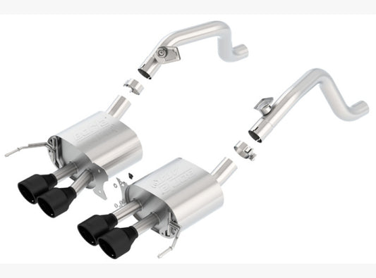 Borla 14-18 C7 Corvette Stingray Axle-Back ATAK Exhaust 2.75in To Muffler Dual 2.0in Out 4.25in Tip - awdtuningtx