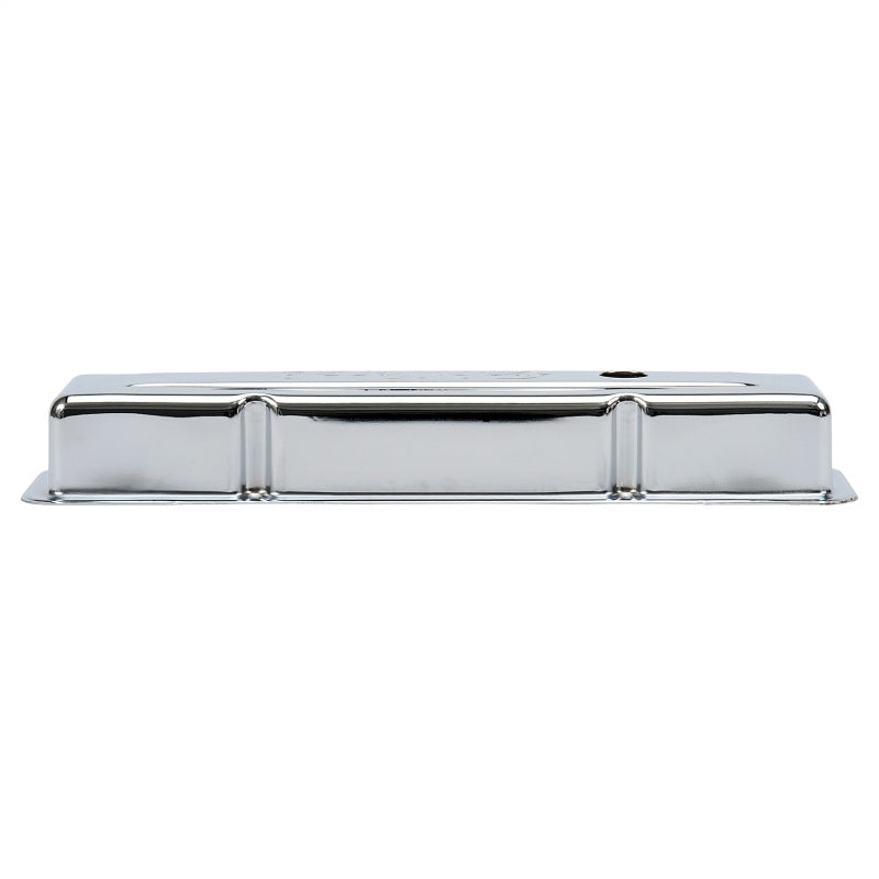 Edelbrock Valve Cover Signature Series Chevrolet 1959-1986 262-400 CI V8 Low Chrome - awdtuningtx