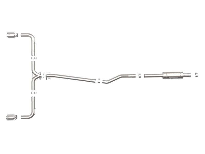 aFe Takeda 2-1/2in 304 SS Cat-Back Exhaust w/ Polished Tips 14-18 Mazda 3 L4 2.0L/2.5L - awdtuningtx