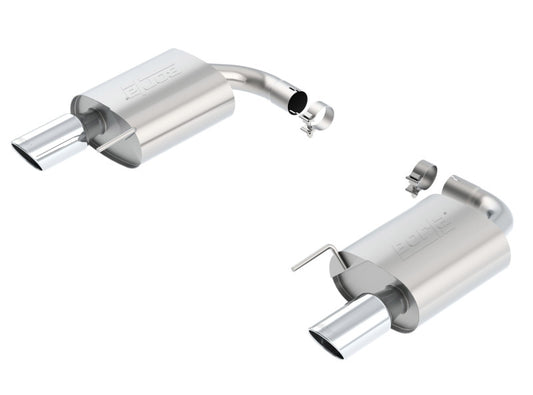Borla S-Type Rear Section 15-17 Ford Mustang GT 5.0L V8 MT/AT 2.5in pipe 4in tip - awdtuningtx