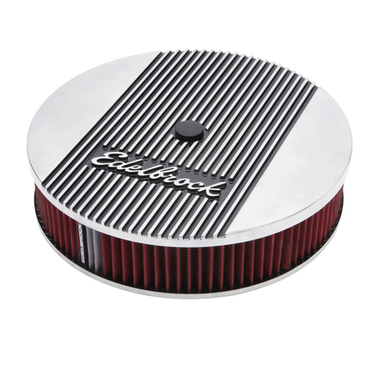 Edelbrock Air Cleaner Elite II 14In Diameter w/ 3In Element Polished - awdtuningtx