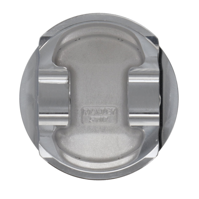 Manley Ford 2.3L EcoBoost 87.5mm STD Size Bore 9.5:1 Dish Extreme Duty Piston Set - awdtuningtx