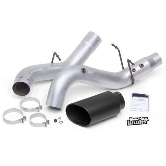 Banks Power 17-19 Chevy Duramax L5P 2500/3500 Monster Exhaust System w/ Black Tip - awdtuningtx