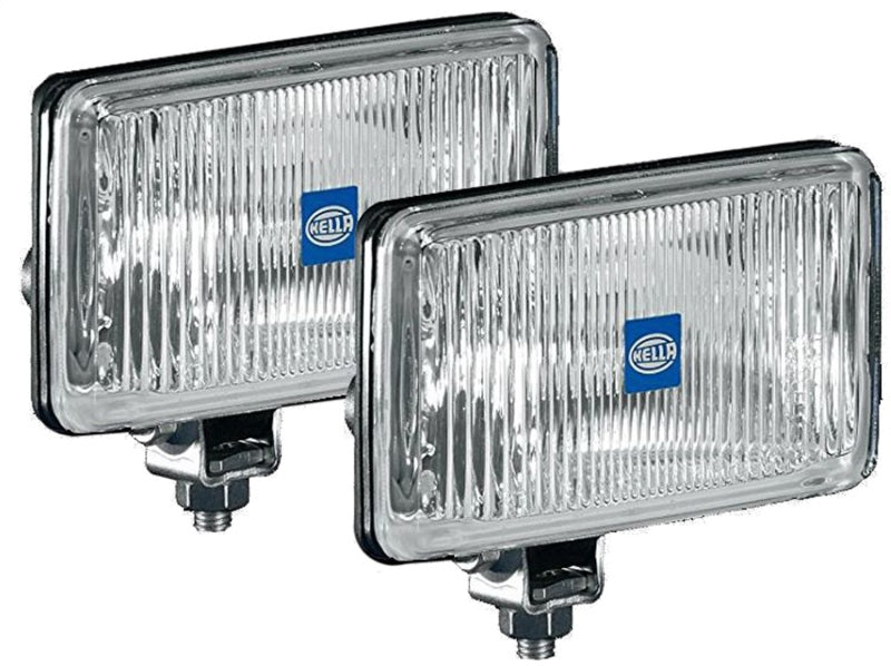 Hella 450 H3 12V SAE/ECE Fog Lamp Kit Clear - Rectangle (Includes 2 Lamps) - awdtuningtx