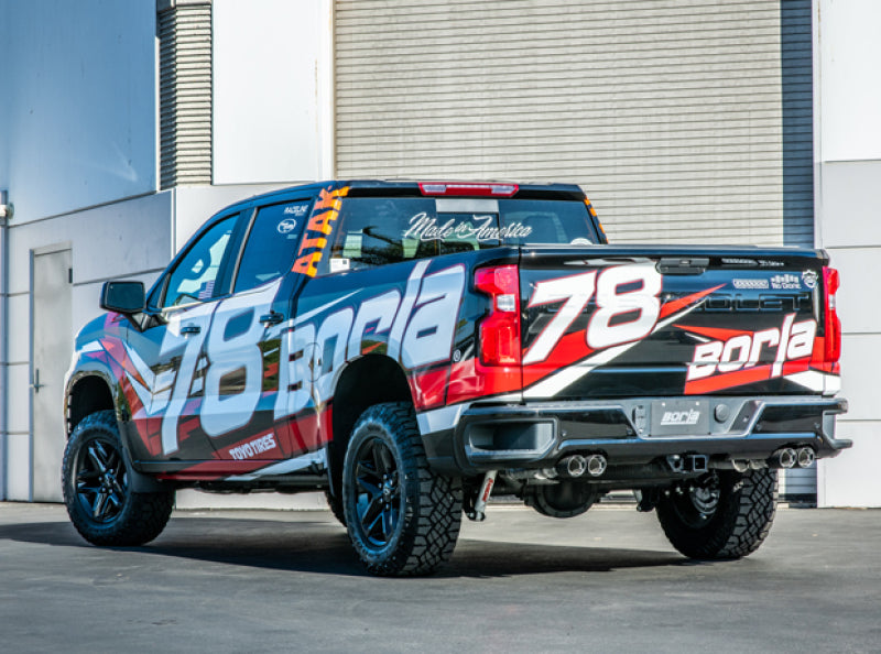 Borla 19 Chevrolet Silverado/GMC Sierra 1500 6.2L SS ATAK Catback Exhaust - Carbon Fiber Tips - awdtuningtx
