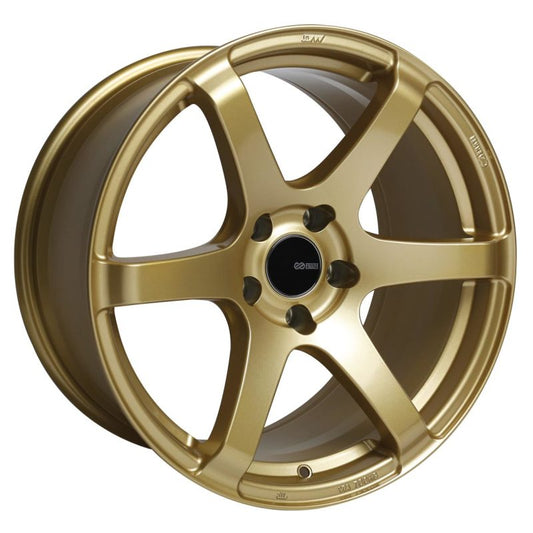 Enkei T6S 17x8 45mm Offset 5x100 Bolt Pattern 72.6 Bore Gold Wheel - awdtuningtx
