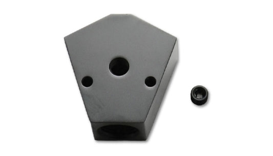 Vibrant Billet Aluminum Y-Block Fitting with 1/8in NPT Port - 1/2in NPT x 1/2in NPT x 1/2in NPT - awdtuningtx