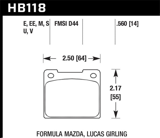 Hawk Alcon 4R-Type / Alcon R-Type (Short Profile) Blue 9012 Race Brake Pads - awdtuningtx