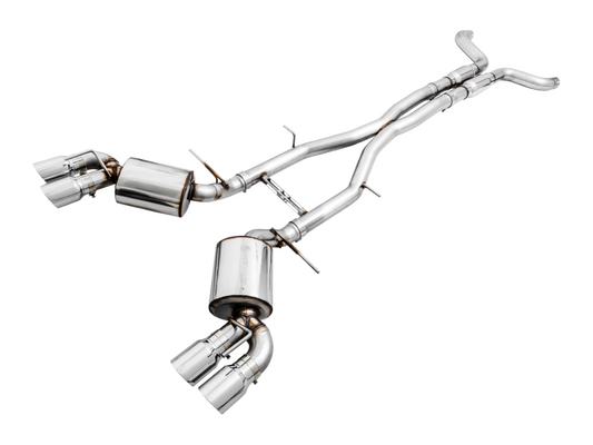 AWE Tuning 16-19 Chevy Camaro SS Res Cat-Back Exhaust -Touring Edition (Quad Chrome Silver Tips) - awdtuningtx