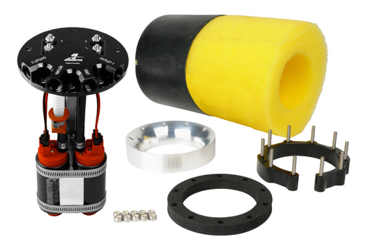 Aeromotive Fuel Pump - Universal - Phantom Dual 340 - 6-10in Depth - awdtuningtx