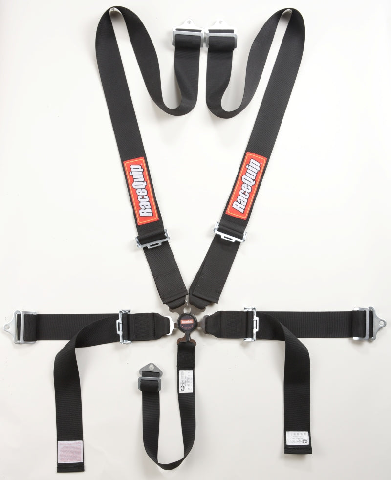 RaceQuip Black SFI CAMLOCK 5pt PD Lap Seat Belt - awdtuningtx