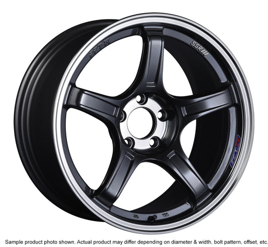 SSR GTX03 18x9.5 5x100 38mm Offset Black Graphite Wheel - awdtuningtx