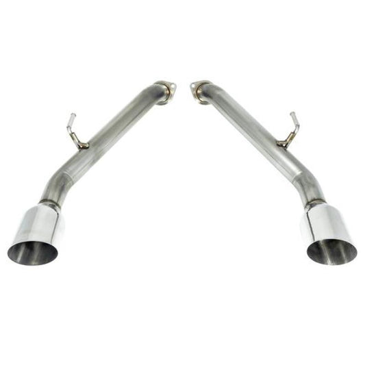 Remark 2014+ Infiniti Q50 Axle Back Exhaust w/Stainless Steel Single Wall Tip - awdtuningtx