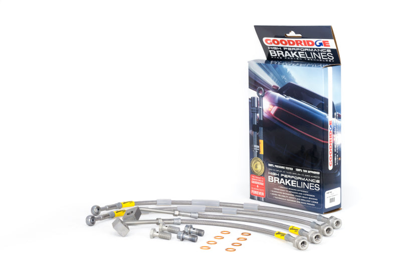 Goodridge 11-15 Jeep Grand Cherokee (Non SRT 8) / 11-15 Dodge Durango (All Models) SS Brake Lines - awdtuningtx