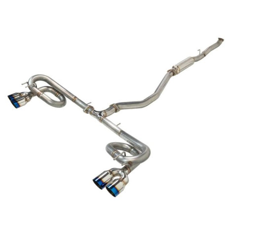 Remark 2022+ Honda Civic Hatchback Sport Touring FL1 (Link Loop) Catback Exhaust Burnt Stainless Tip - awdtuningtx