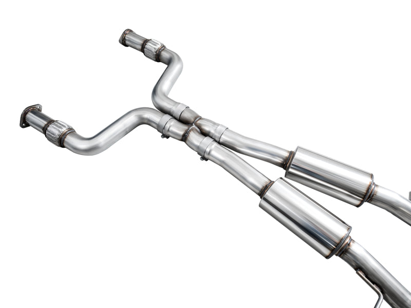 AWE 2023 Nissan Z RZ34 RWD Track Edition Catback Exhaust System w/ Chrome Silver Tips - awdtuningtx
