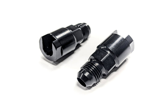 Haltech Flex Fuel Fittings 3/8 (GM Spring Lock) to -6AN Male (Incl Two Fittings) - awdtuningtx