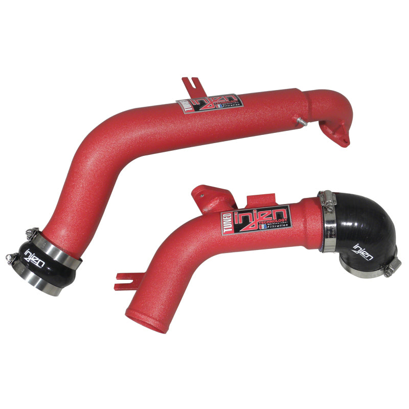 Injen 11-14 Nissan Juke 1.6L Nismo Turbo Upper Intercooler Piping Kit - Wrinkle Red - awdtuningtx