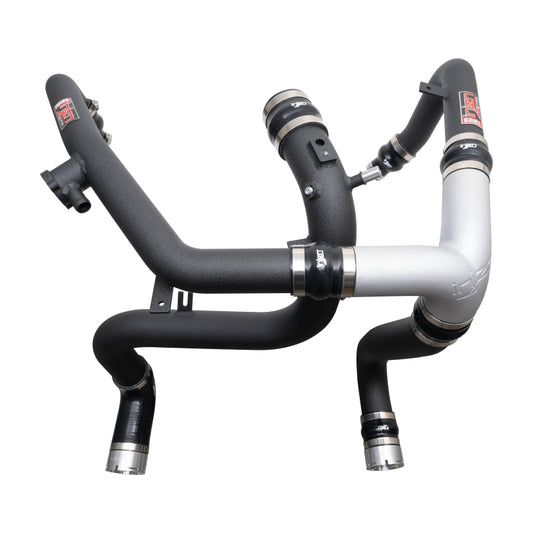 Injen 21-23 Ford Bronco 2.7L V6 (TT) EcoBoost SES Intercooler Pipes - Wrinkle Black - awdtuningtx