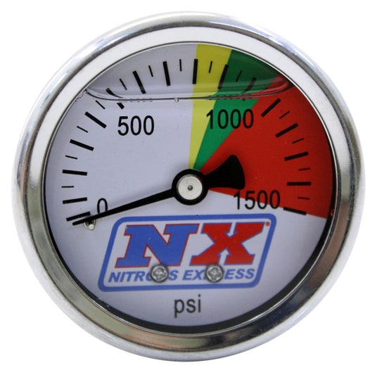 Nitrous Express Nitrous Pressure Gauge Only (0-1500 PSI) - awdtuningtx