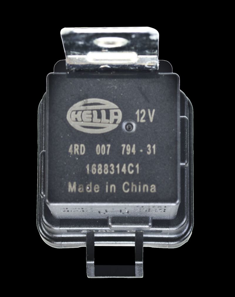 Hella 12V 20/40 Amp SPDT RES Relay with Weatherproof Bracket - Single - awdtuningtx