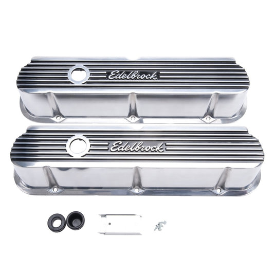 Edelbrock Valve Cover Elite II Series Ford 289-302-351W CI V8 Tall Polished - awdtuningtx
