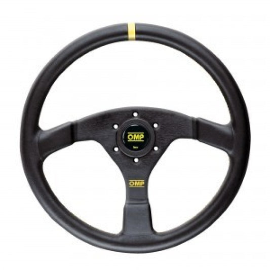 OMP Velocita Flat Steering Wheel 350mm - - Small Suede (Black) - awdtuningtx