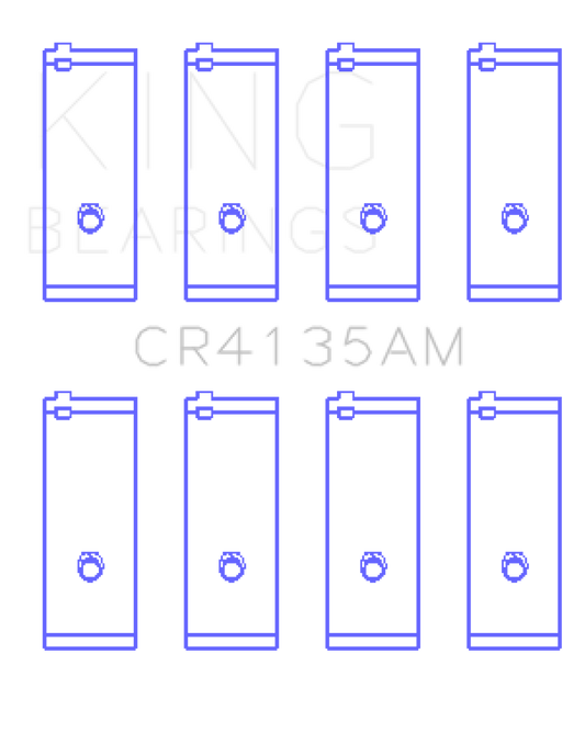 King 85-01 Toyota 5SFE L4 DOHC 16 Valves (Size STD) Rod Bearing Set - awdtuningtx
